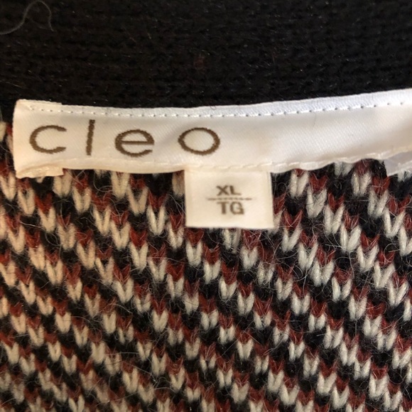 CLEO | Houndstooth Open Coatigan Sweater - Picture 13 of 16